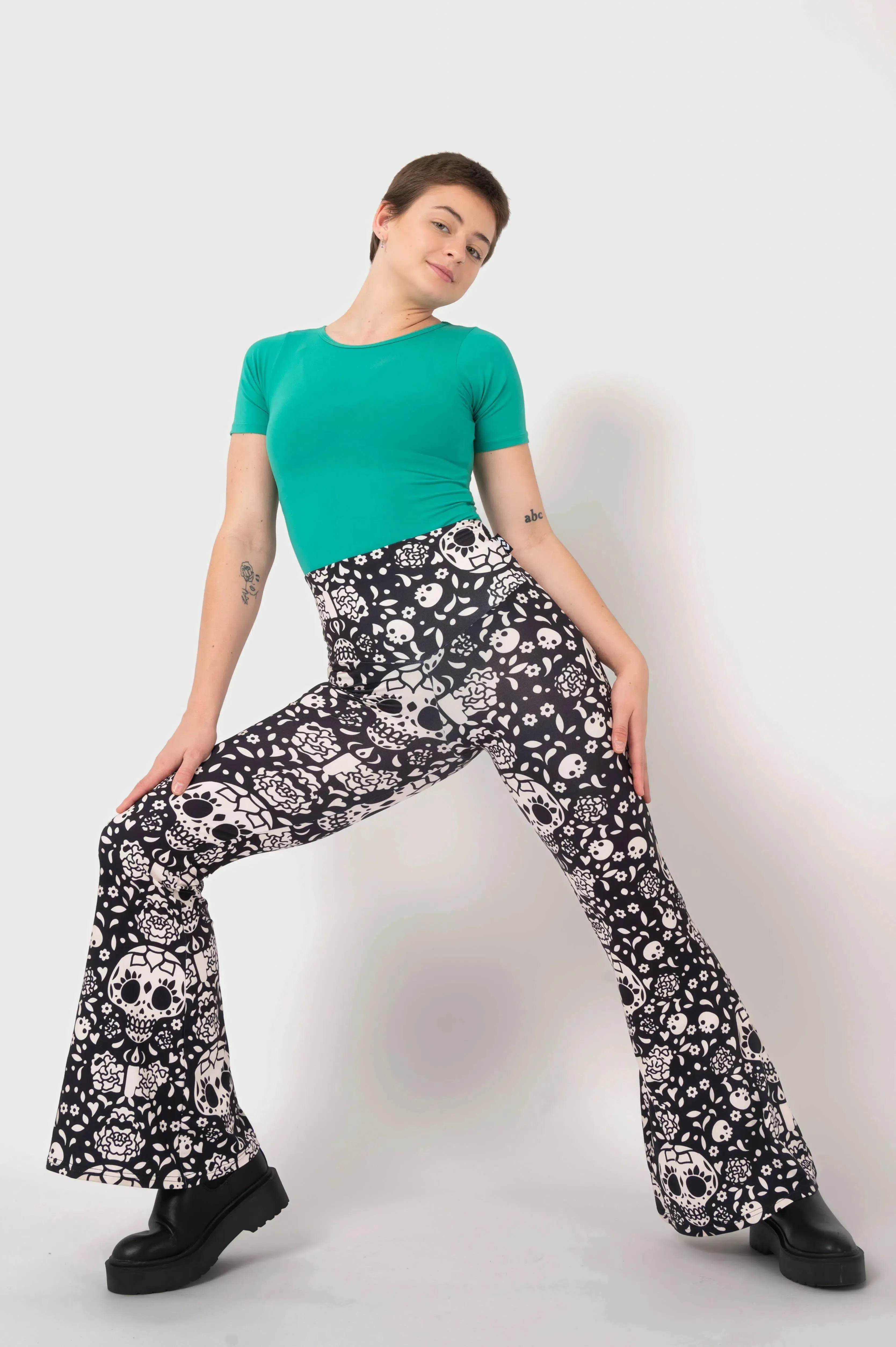 Soft To Touch High Waisted Bells - Haunt It Flaunt It