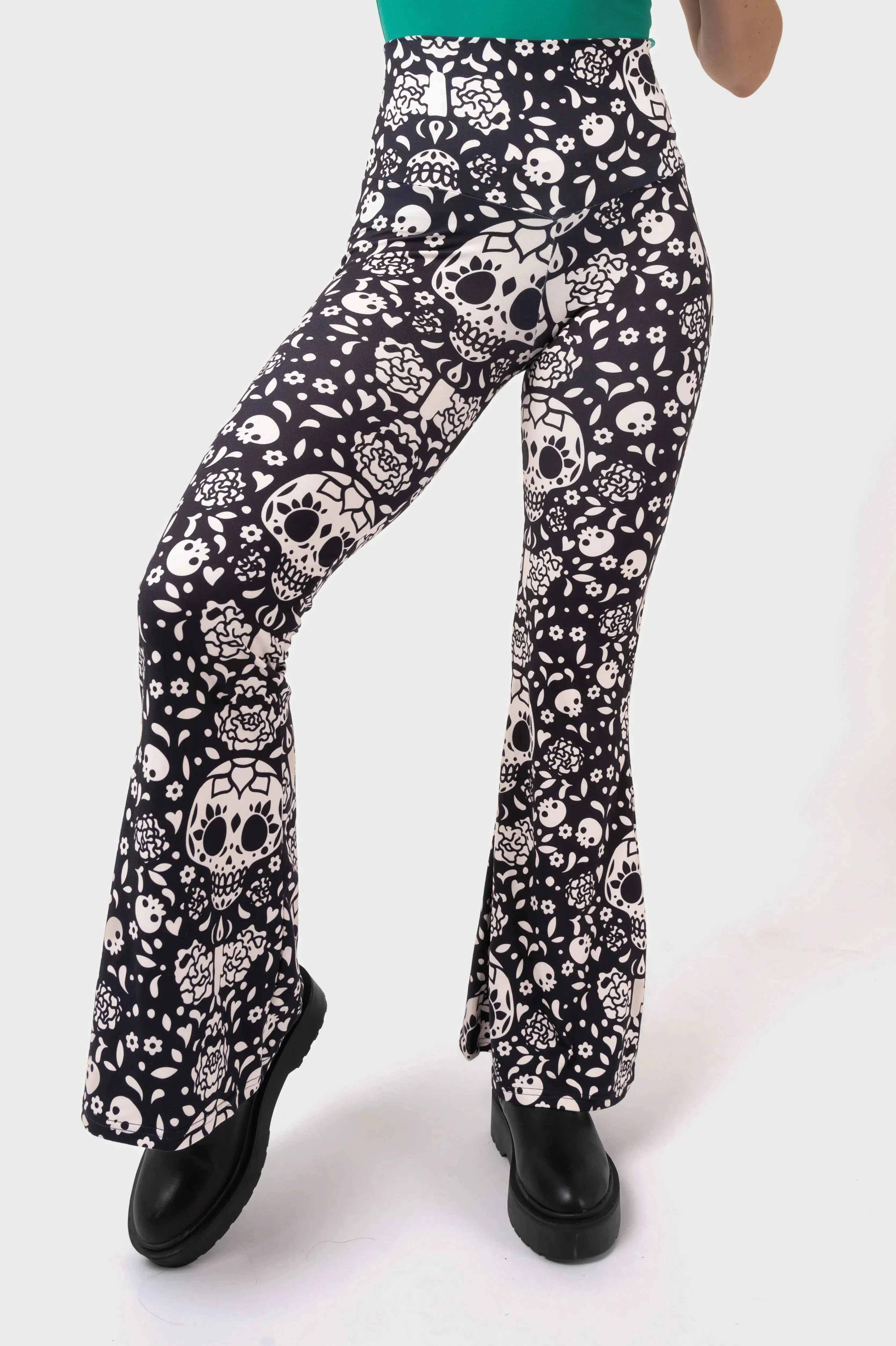 Soft To Touch High Waisted Bells - Haunt It Flaunt It