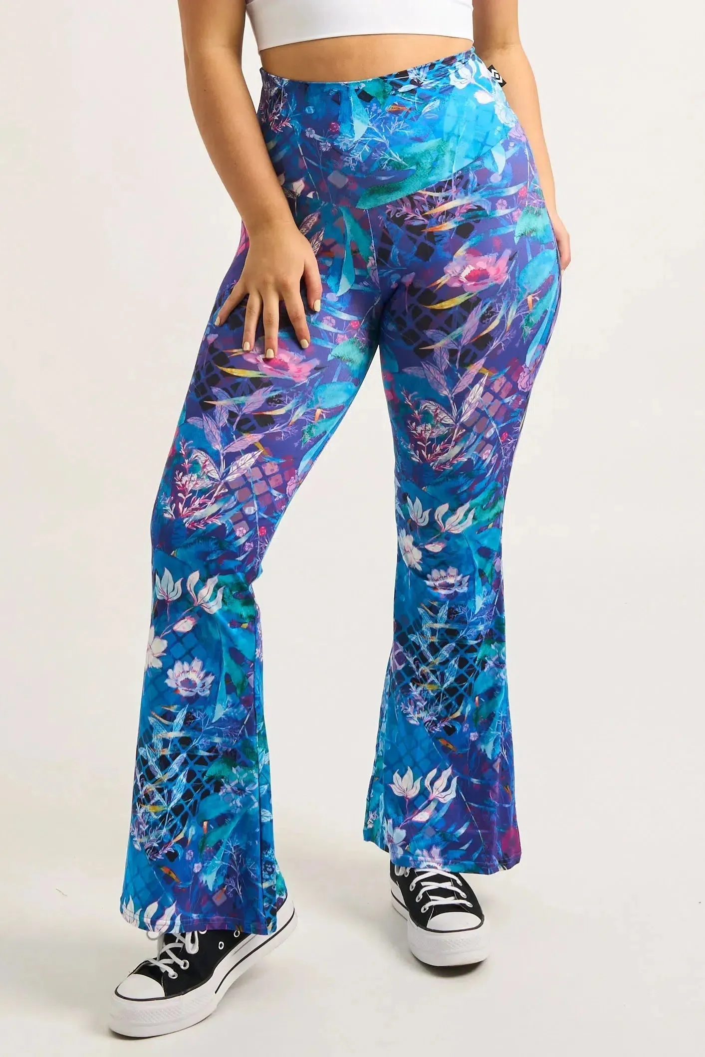 Soft To Touch High Waisted Bells - Mermaid Mafia