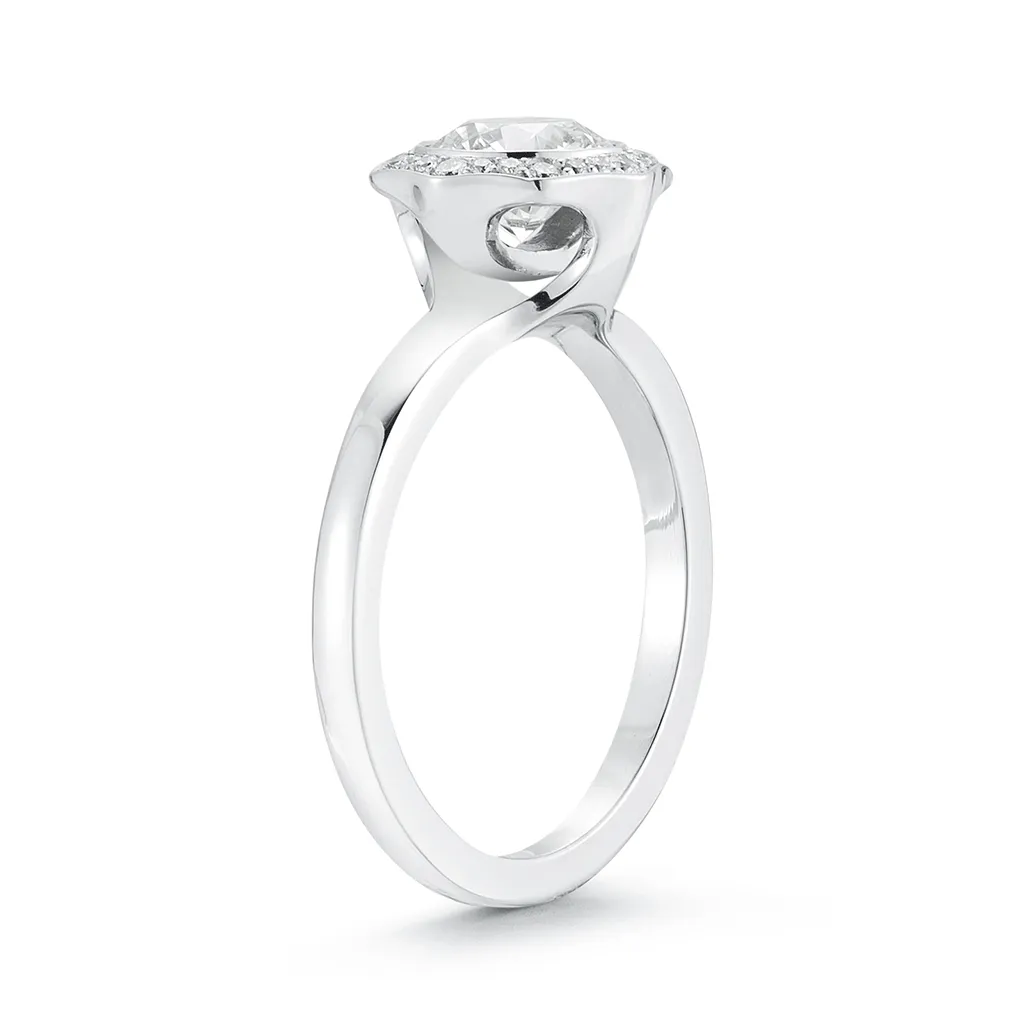 Steller Flare Diamond Engagement Ring
