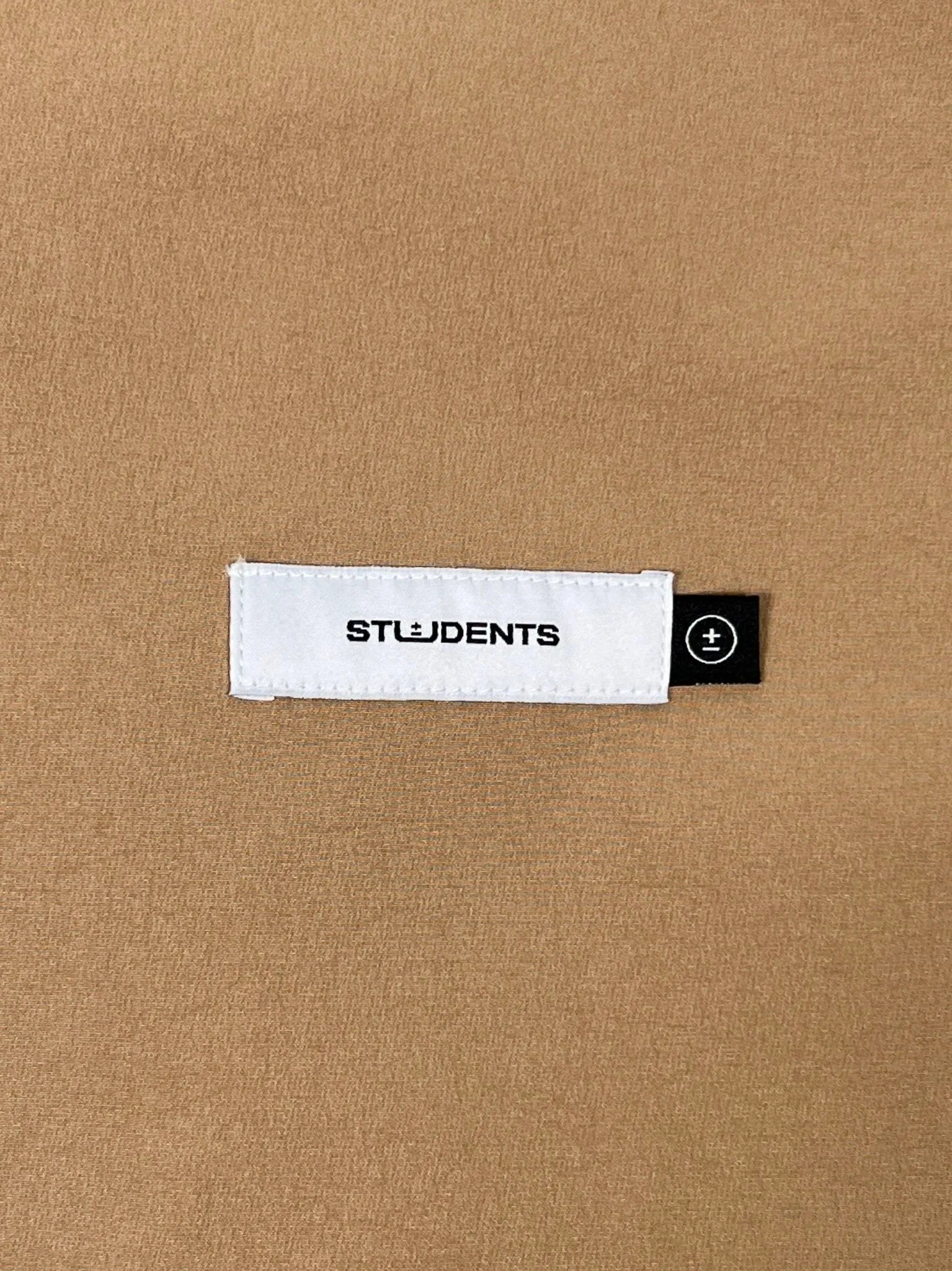 Students Niall nylon popover jkt tan