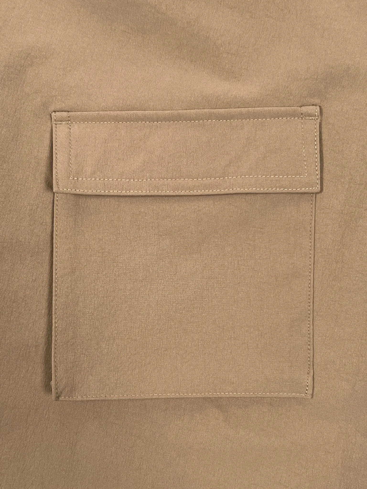 Students Niall nylon popover jkt tan