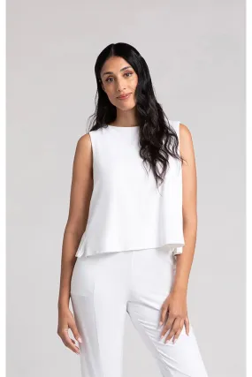 Sympli Flared Shell Top - Style 21218