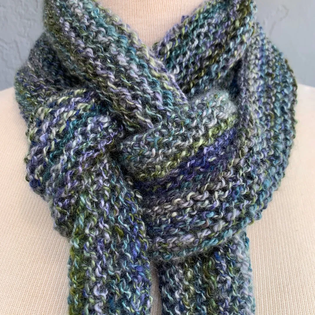 Tanglewood Garter Scarf Knitting Kit | Tanglewood Cashmere & Knitting Pattern (#182-4)