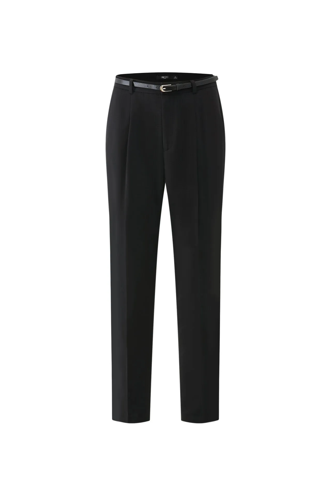 Tapered Dobby Twill Pants With Belt