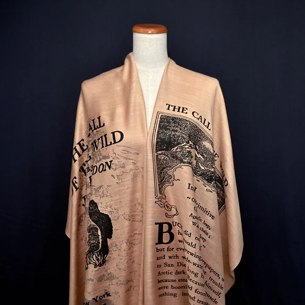 The Call of the Wild  by Jack London Scarf Shawl Wrap