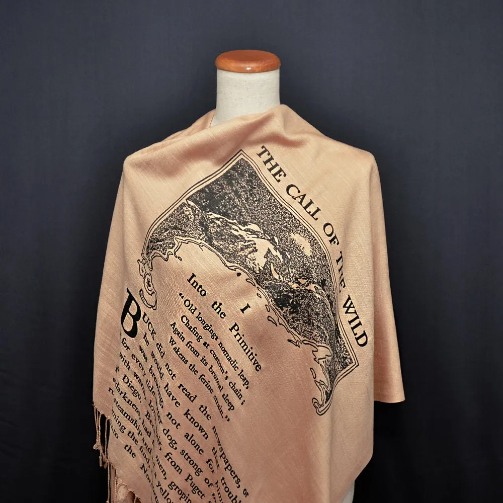 The Call of the Wild  by Jack London Scarf Shawl Wrap