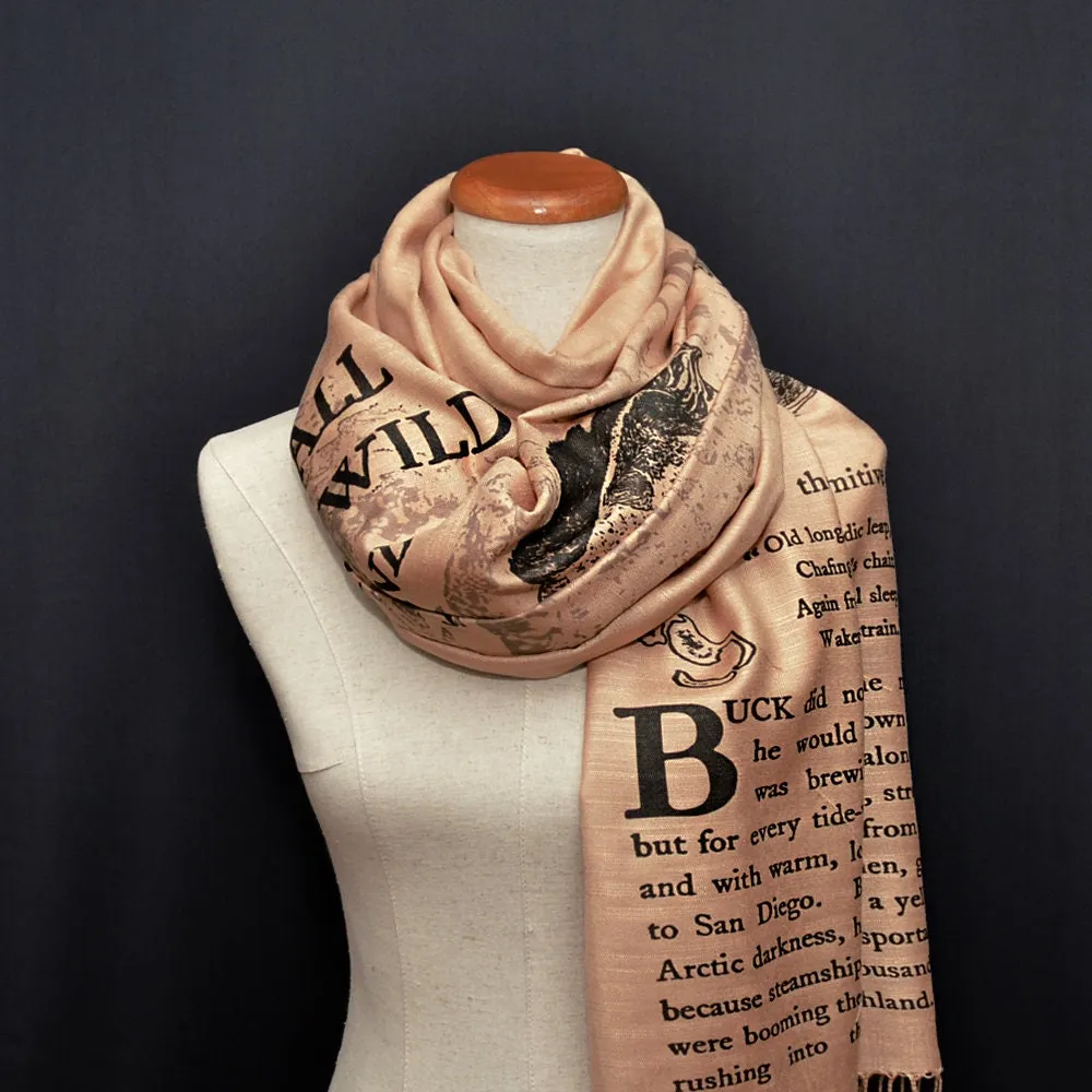 The Call of the Wild  by Jack London Scarf Shawl Wrap