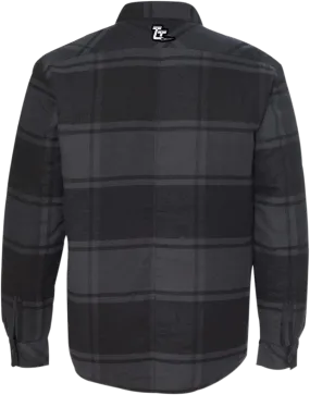 THROTTLE THREADS Drag Specialties Quilted Jacket - Plaid - Medium DRG24J86BKMR