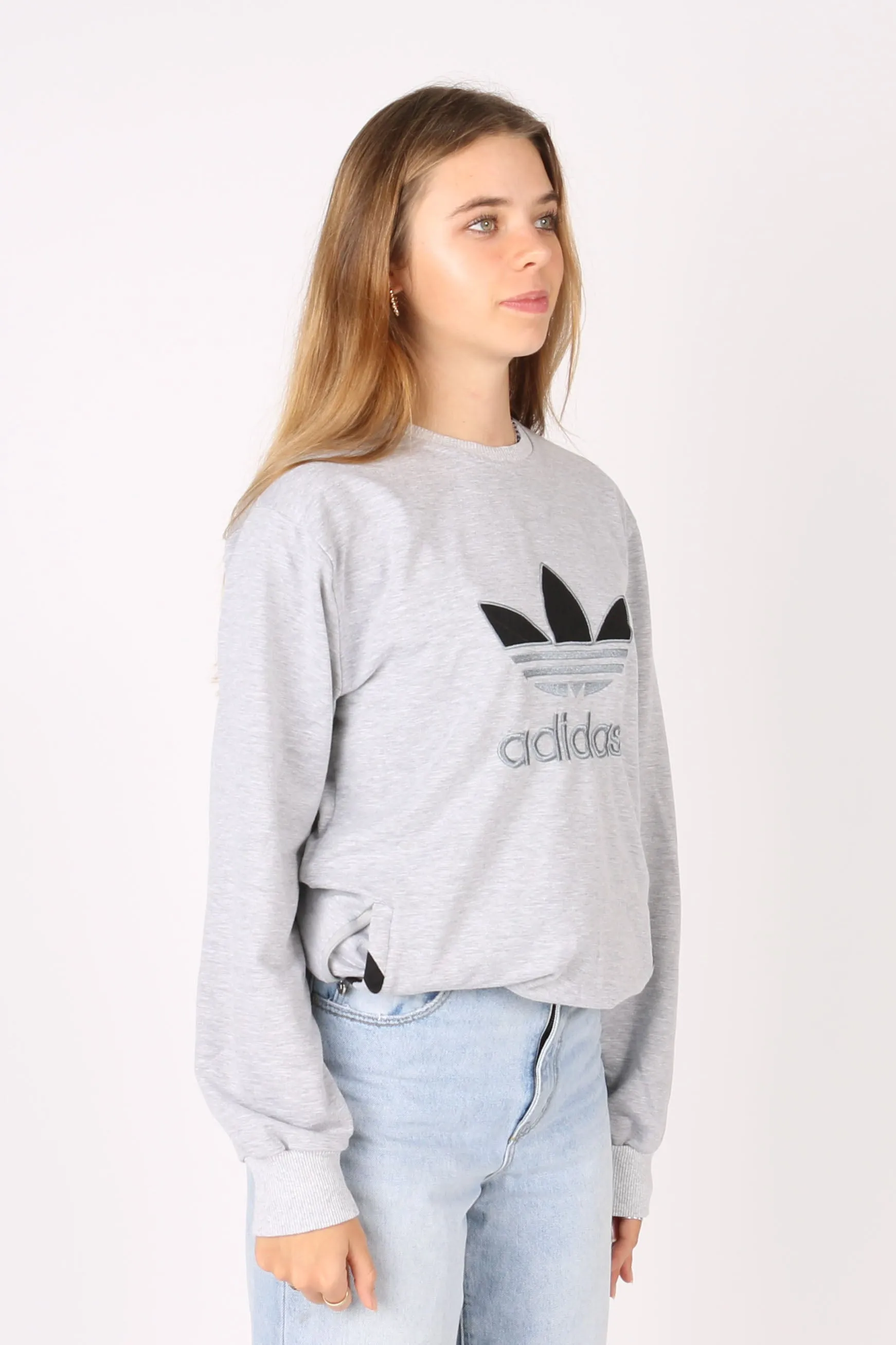 Vintage Adidas Logo Sweatshirt S