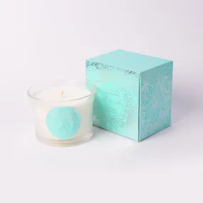 Wedding Flared Glass Candle