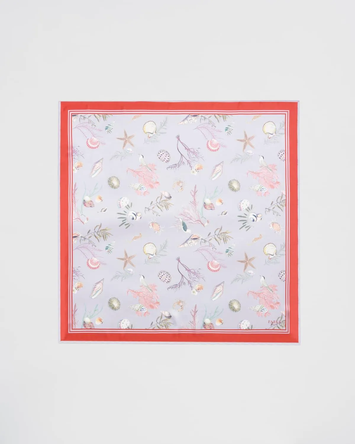 Whispering Sands Powder Blue Square Scarf