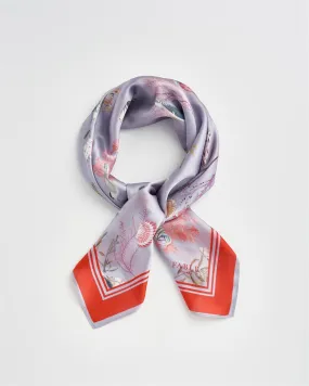 Whispering Sands Powder Blue Square Scarf