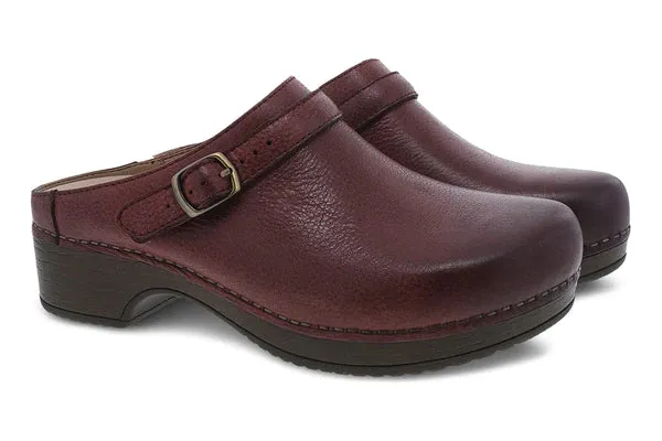 Women's DANSKO | Berry Milled Burnished Slip On Shoe | Ruby