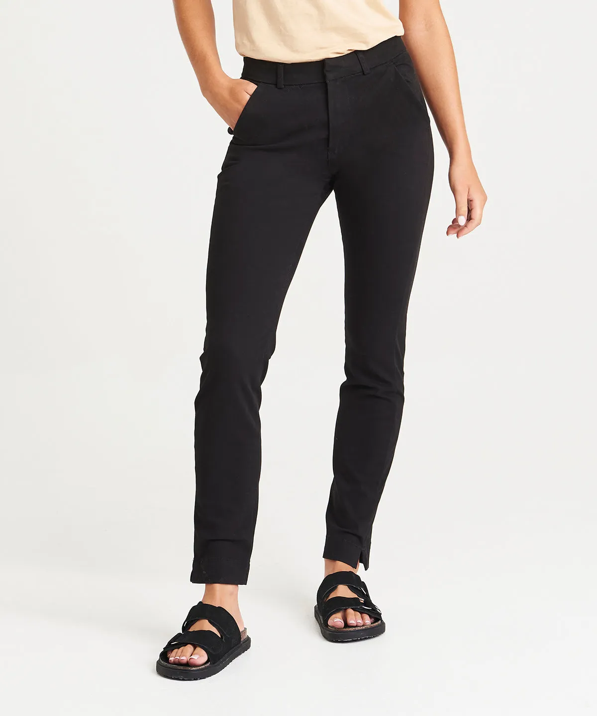 Womens Lily slim chinos | Slate