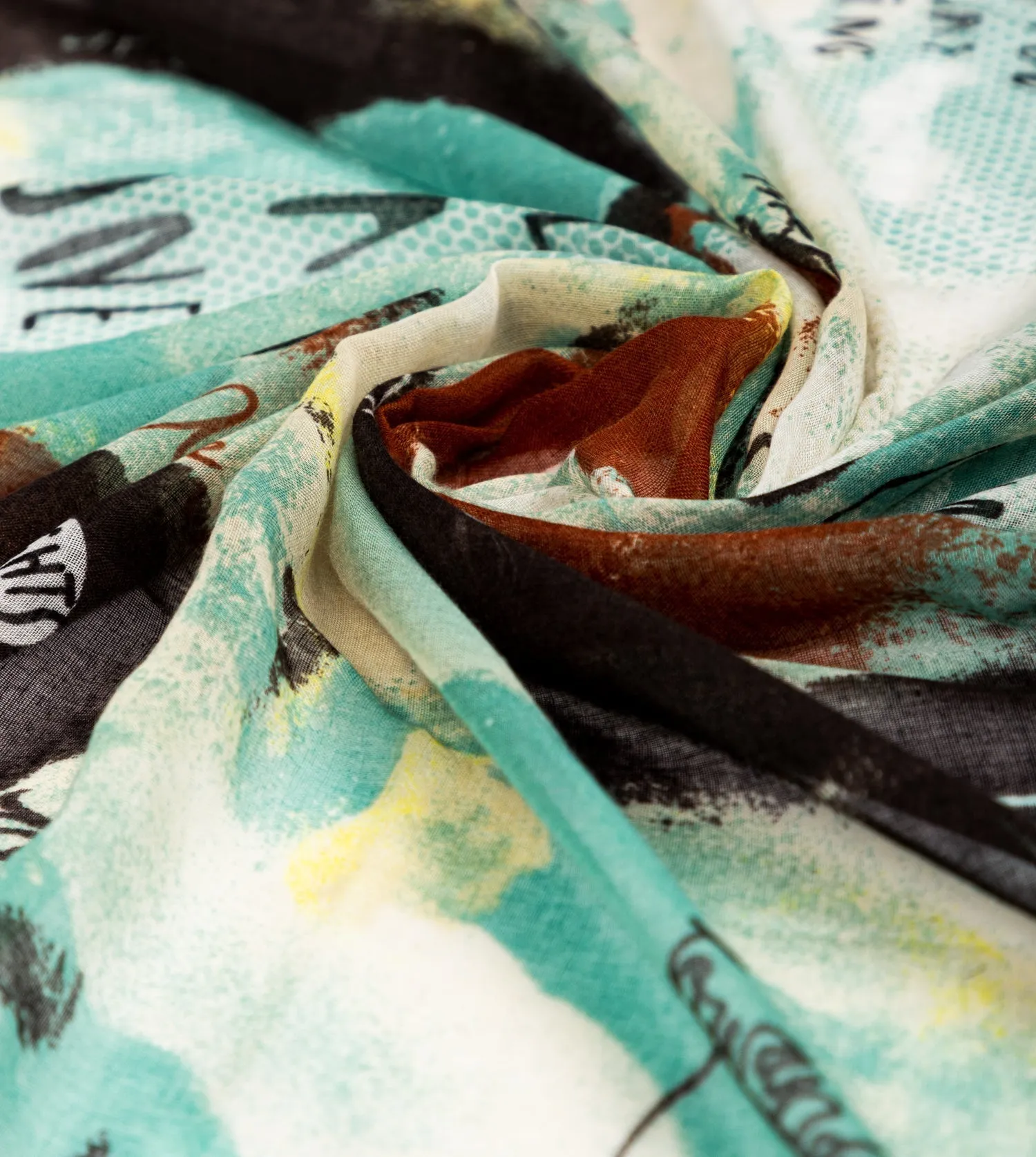 Woods scarf green