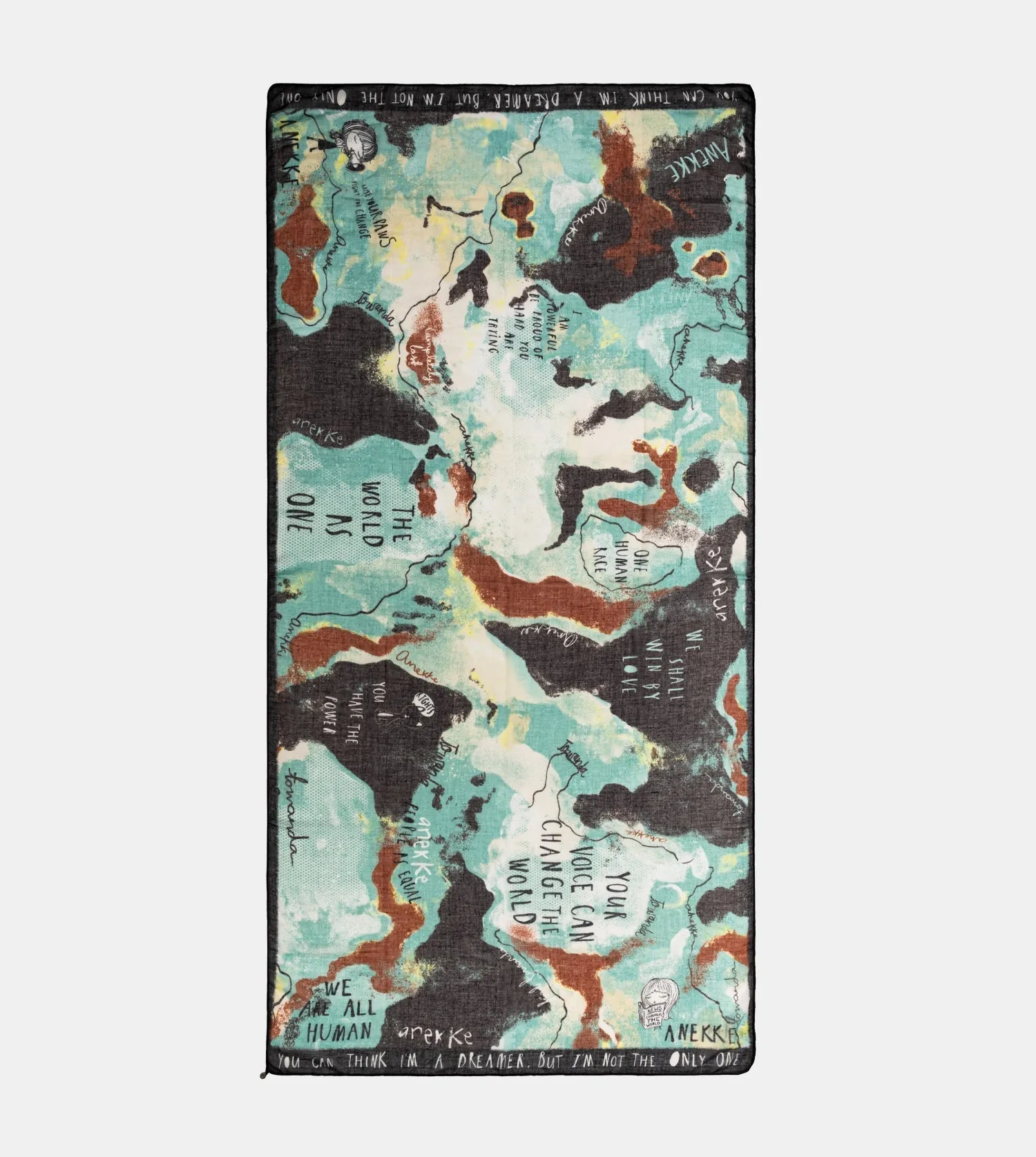 Woods scarf green
