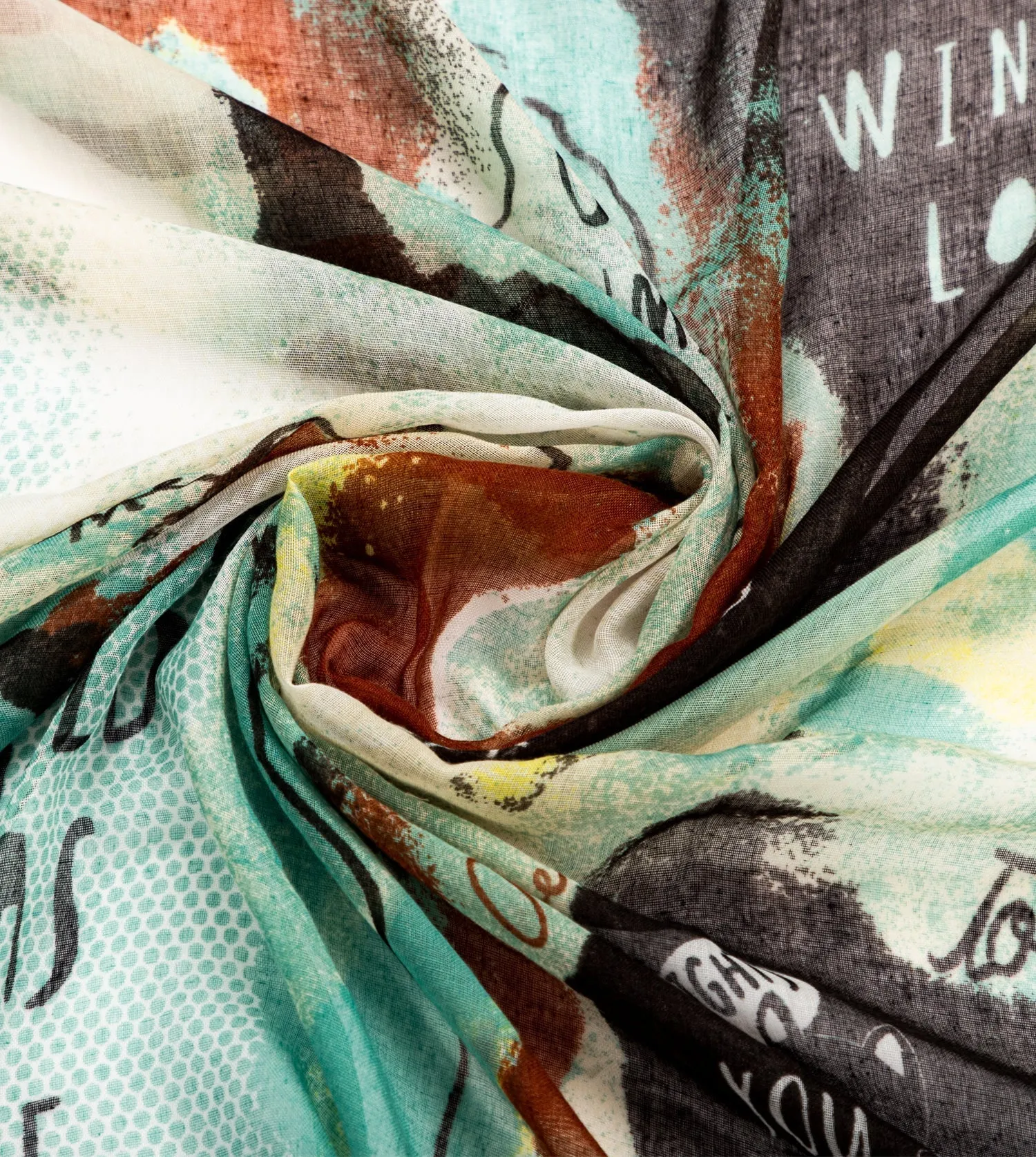 Woods scarf green